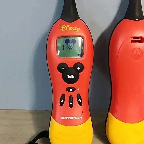 Vintage Disney Motorola 2-Way‎ FRS Radio Walkie Talkies 2002 - TESTED, One works - Picture 3 of 4